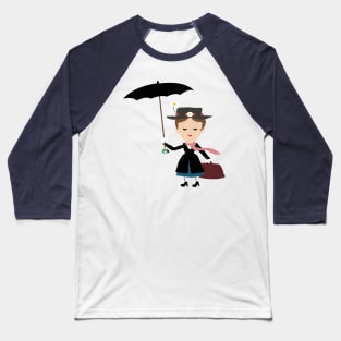 Mary Poppins Baseball T-Shirt